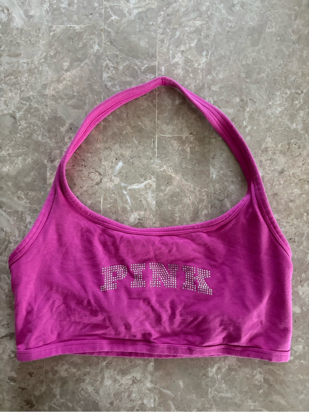 PINK bedazzled sports bra